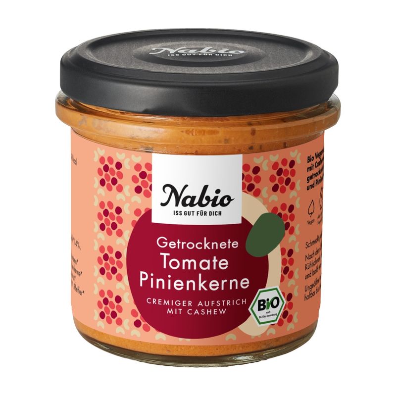 Nabio Nabio Cashew Creme getrocknete Tomate Pinienkern - Produktbild