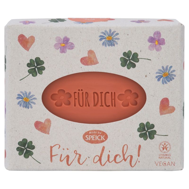 Made by Speick Geschenkseife Für dich!, Pflanzenölseife Blutorange - Produktbild