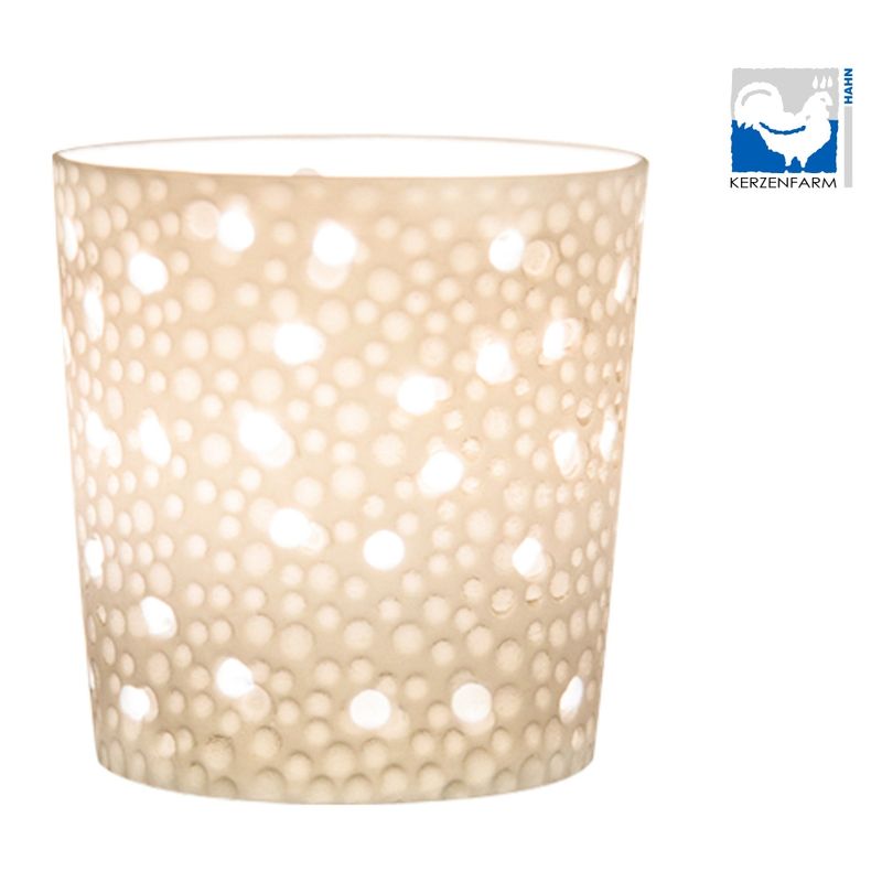 Kerzenfarm Hahn Teelichthalter aus edlem Biskuit-Porzellan. - Produktbild