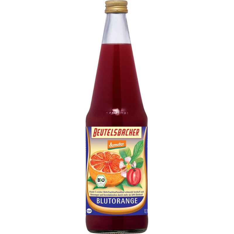 BEUTELSBACHER demeter Blutorange Mehrfruchtsaftcocktail - Produktbild