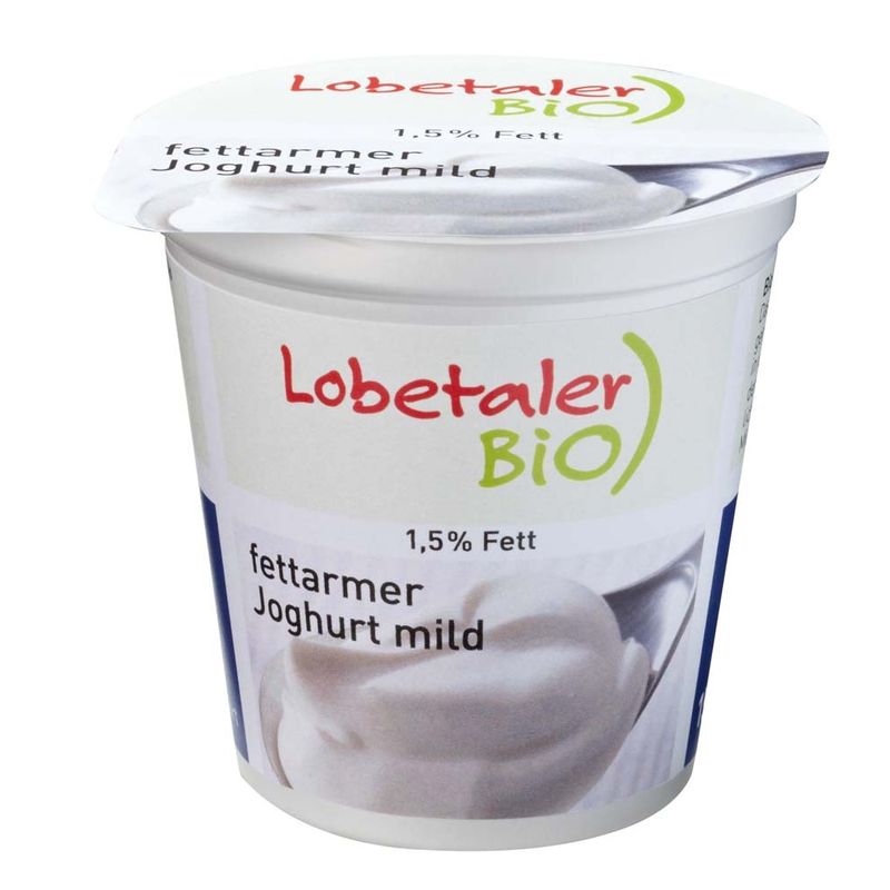 Lobetaler Bio Joghurt Natur 1,5% - Produktbild