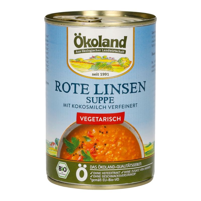 ÖKOLAND Rote Linsensuppe - Produktbild