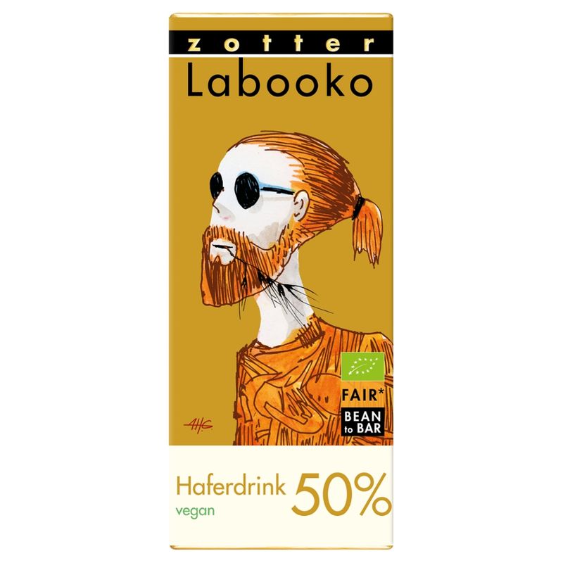 Zotter Schokolade Labooko Haferdrink 50% vegan - Produktbild