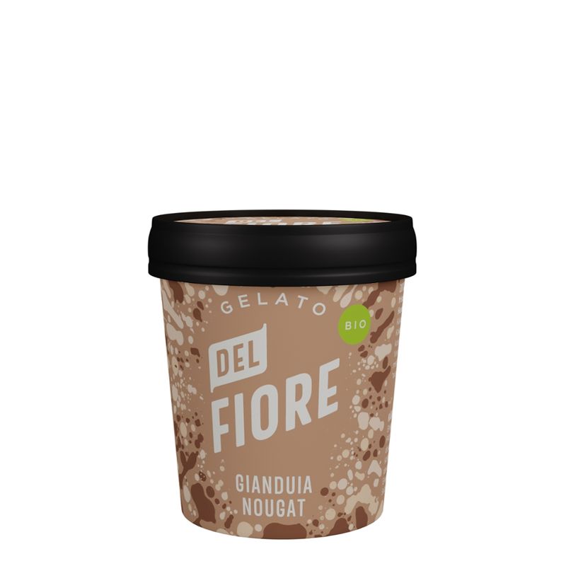 Del Fiore Gelato 130ml Del Fiore Gelato Bio Gianduia Nougat - Produktbild