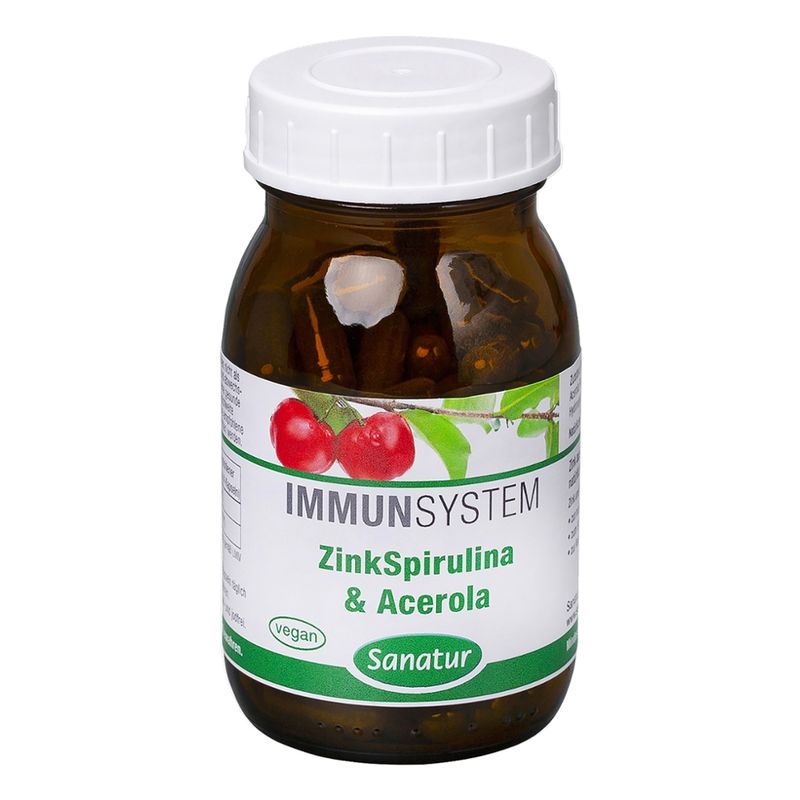 Sanatur ZinkSpirulina & Acerola 180 Kapseln - Produktbild