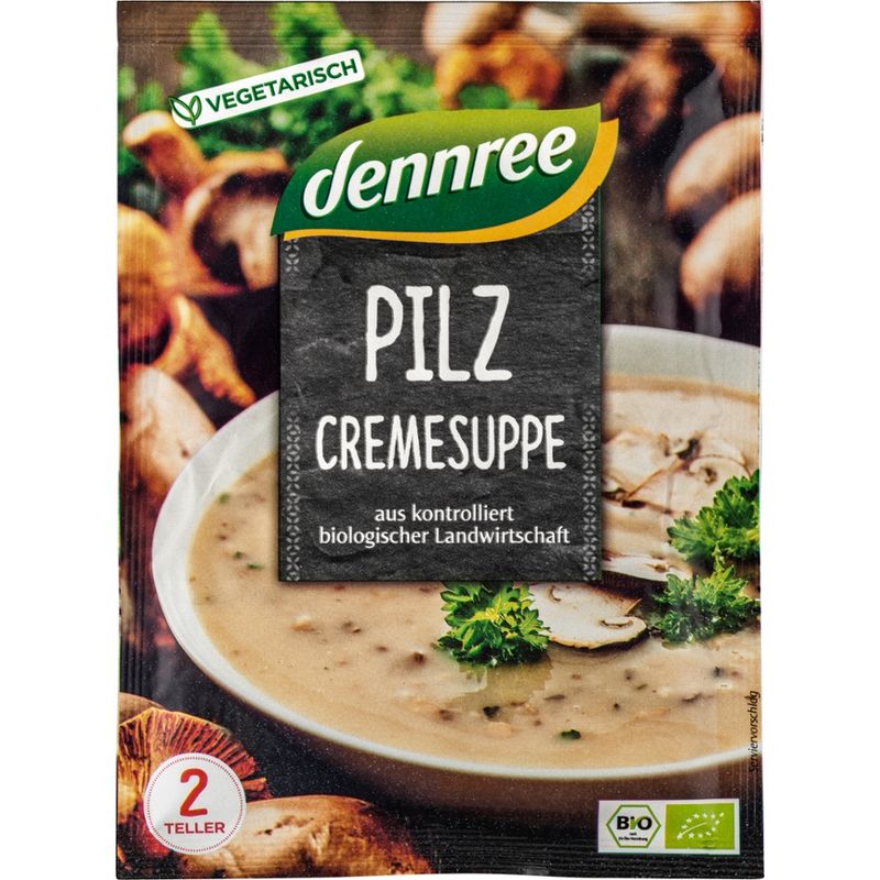 dennree Pilzcremesuppe - Produktbild