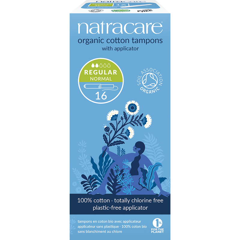 Natracare Tampons mit Applikator Regular 16 St - Produktbild