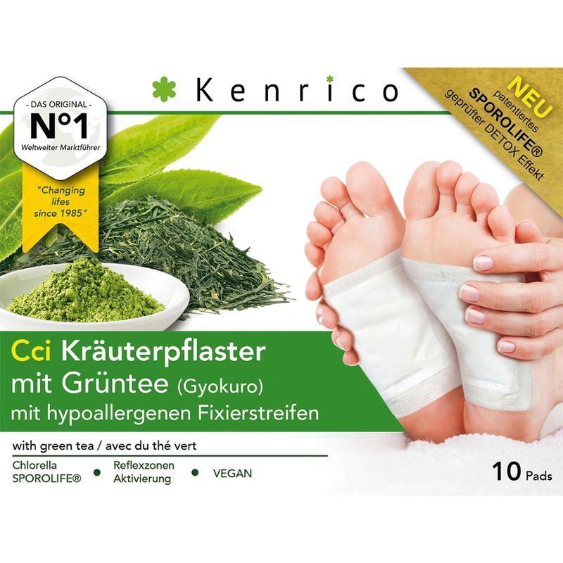 Kenrico CCi Kräuterpflaster mit Grüntee (10 Stk) - Produktbild