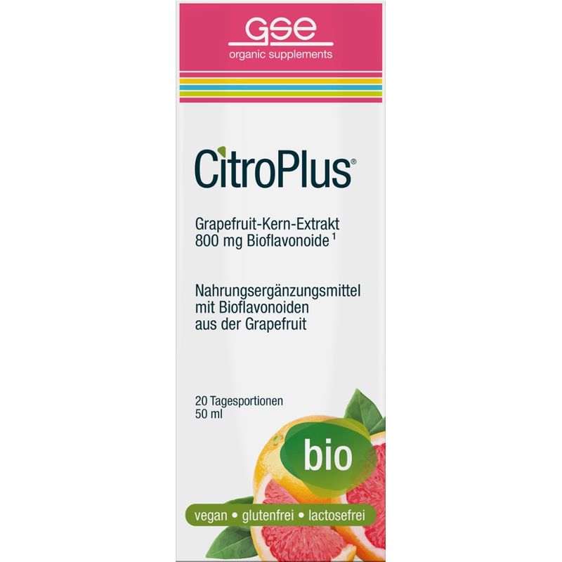 GSE  CitroPlus® 800, Grapefruit-Kern-Extrakt (Bio) - Produktbild