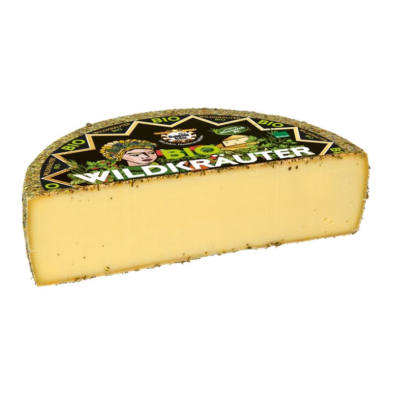 Baldauf Käse Bio Baldauf Allgäuer Wildkräuter, 1/2 Laib - Produktbild
