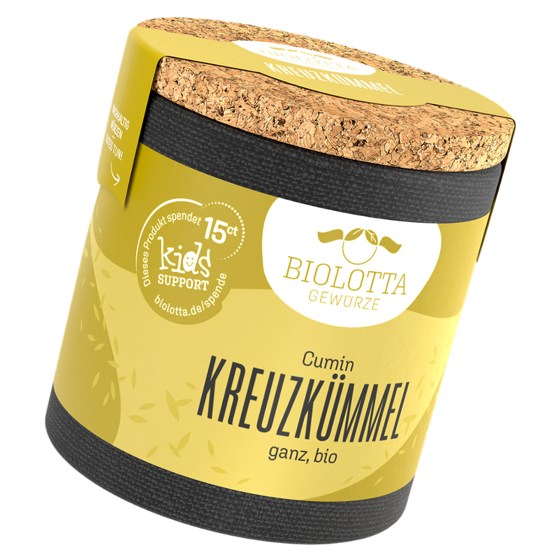 Biolotta Biolotta Korkdose Kreuzkümmel "Cumin", ganz, bio - Produktbild