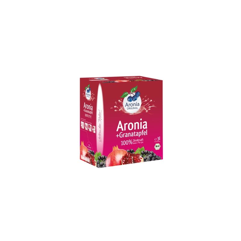 Aronia ORIGINAL Bio Aronia+Granatapfel 100% Direktsaft 3l - Produktbild