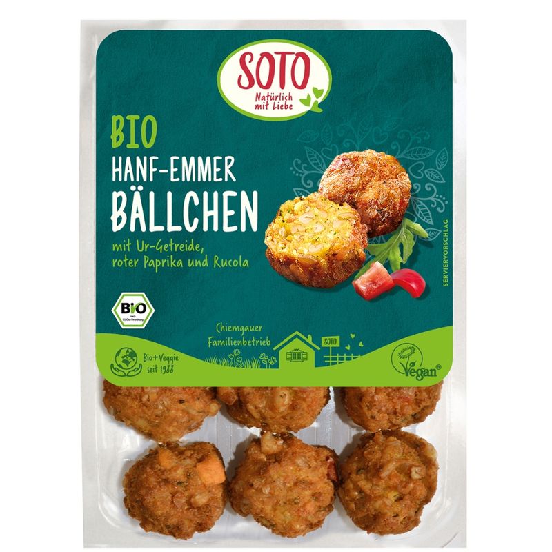 SOTO Bio Hanf-Emmer Bällchen - Produktbild