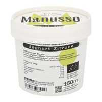 Manusso Bio-Eis Joghurt-Zitrone 160 ml				 - Produktbild