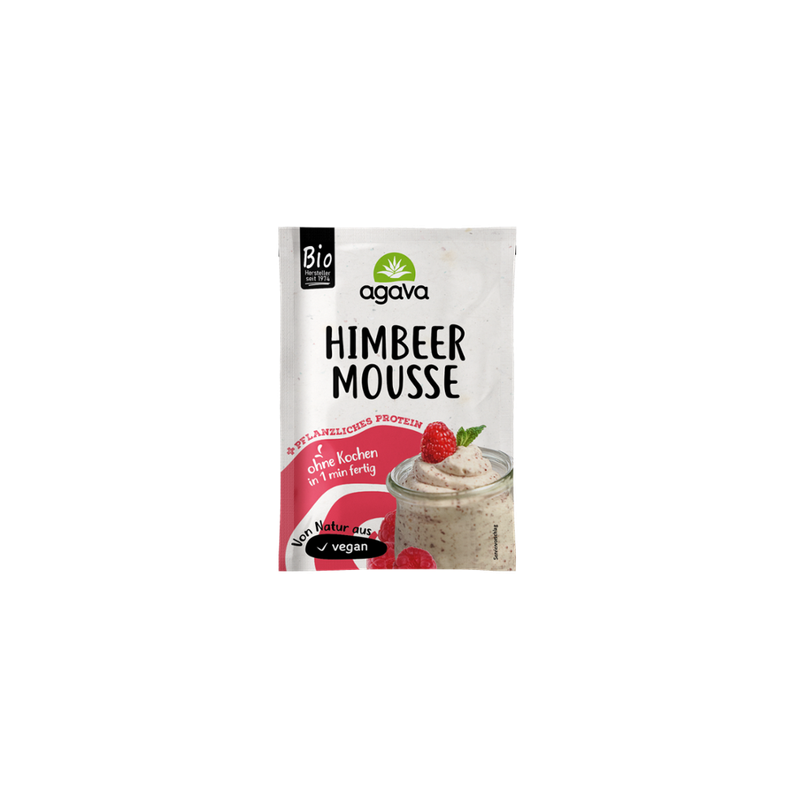 Agava agava Himbeer Mousse, BIO, 50g - Produktbild