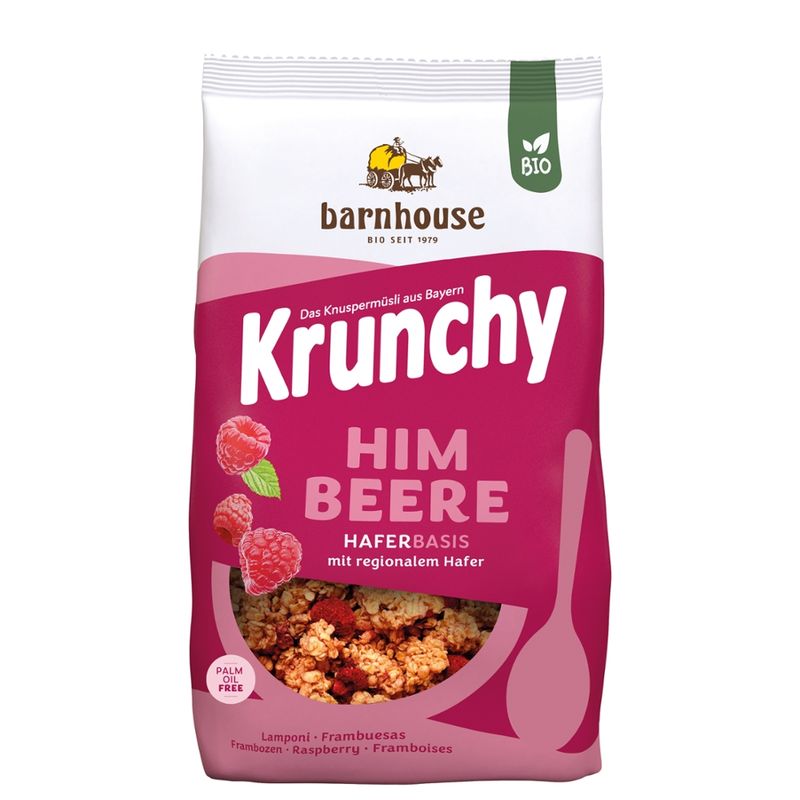 Barnhouse  Krunchy Himbeere, 500g - Produktbild