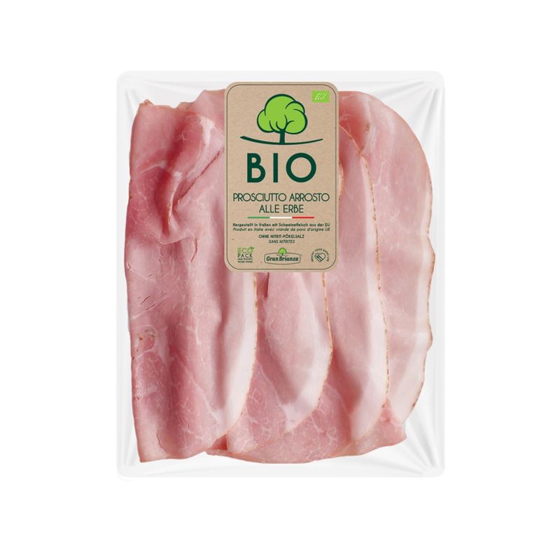 GRAN BRIANZA AFF. Prosciutto Arrosto alle erbe BIO GB 80g 6pz Nitrite Free - Produktbild