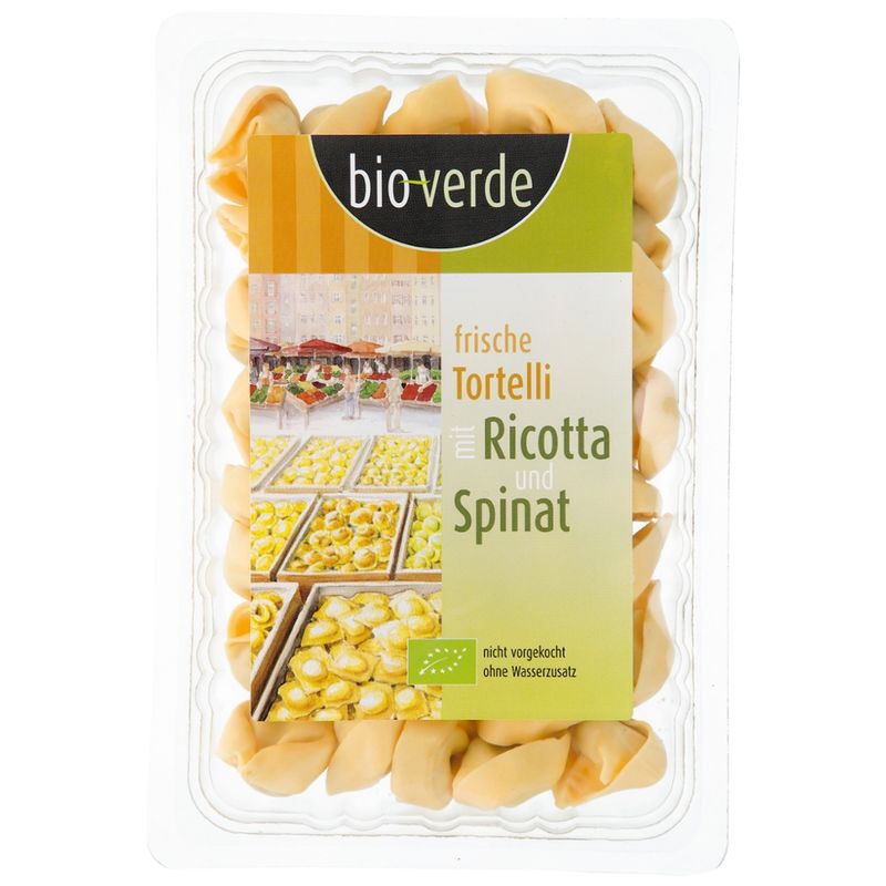 bio-verde Frische Tortelli mit Ricotta & Spinat 250 g - Produktbild