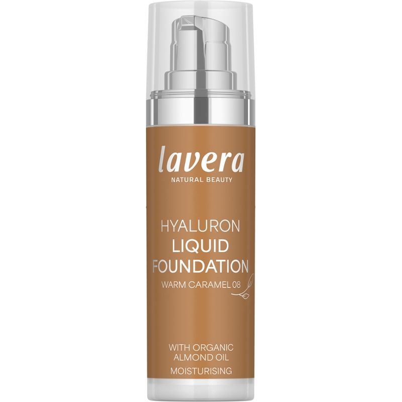 lavera Hyaluron Liquid Foundation -Warm Caramel 08- - Produktbild