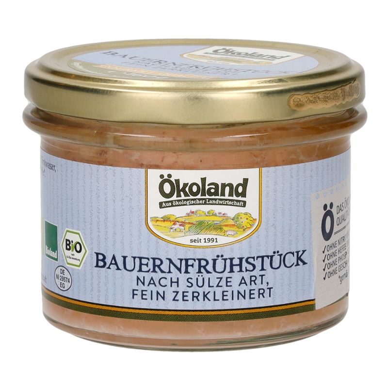 ÖKOLAND Bauernfrühstück nach Sülze Art, fein zerkleinert in Gourmet-Qualität - Produktbild