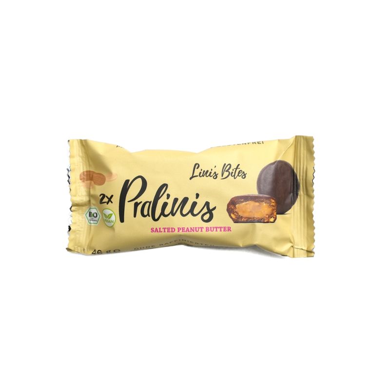 Lini's Bites Salted Peanut Butter Pralinis Bio Dattel-Kugeln - Produktbild
