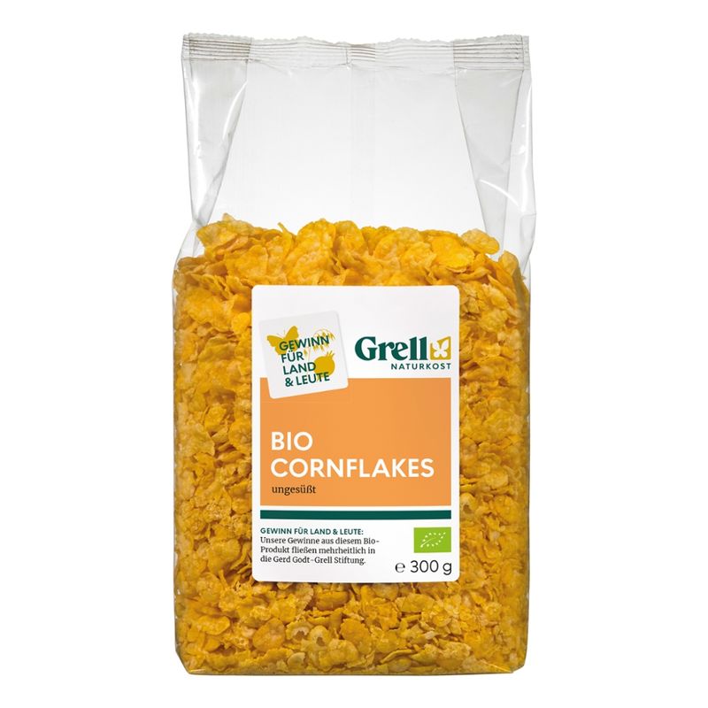 Grell Naturkost Cornflakes ungesüßt - Produktbild