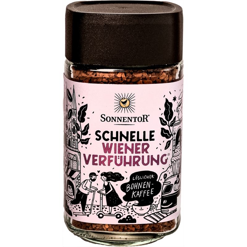 Sonnentor Schnelle Wiener Verführung Kaffee Instant Wiener Verführung®, Glas - Produktbild