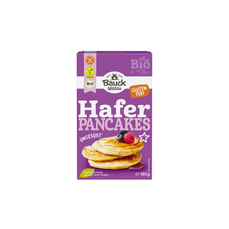 Bauck Mühle Hafer Pancakes 180g Bio gf - Produktbild