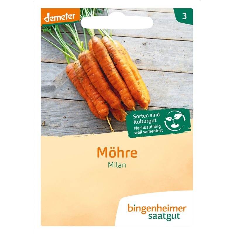 Bingenheimer Saatgut Milan - Möhre, saftig-frisch (Saatgut) - Produktbild