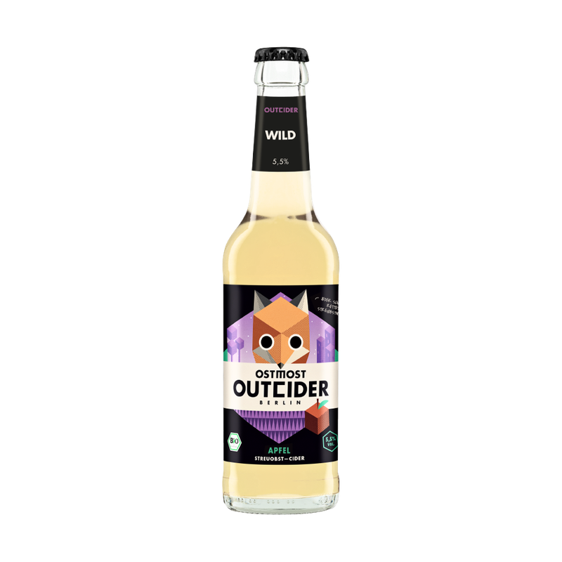 OSTMOST OSTMOST OUTCIDER Bio Streuobst Cider Wild 5,5% - Produktbild