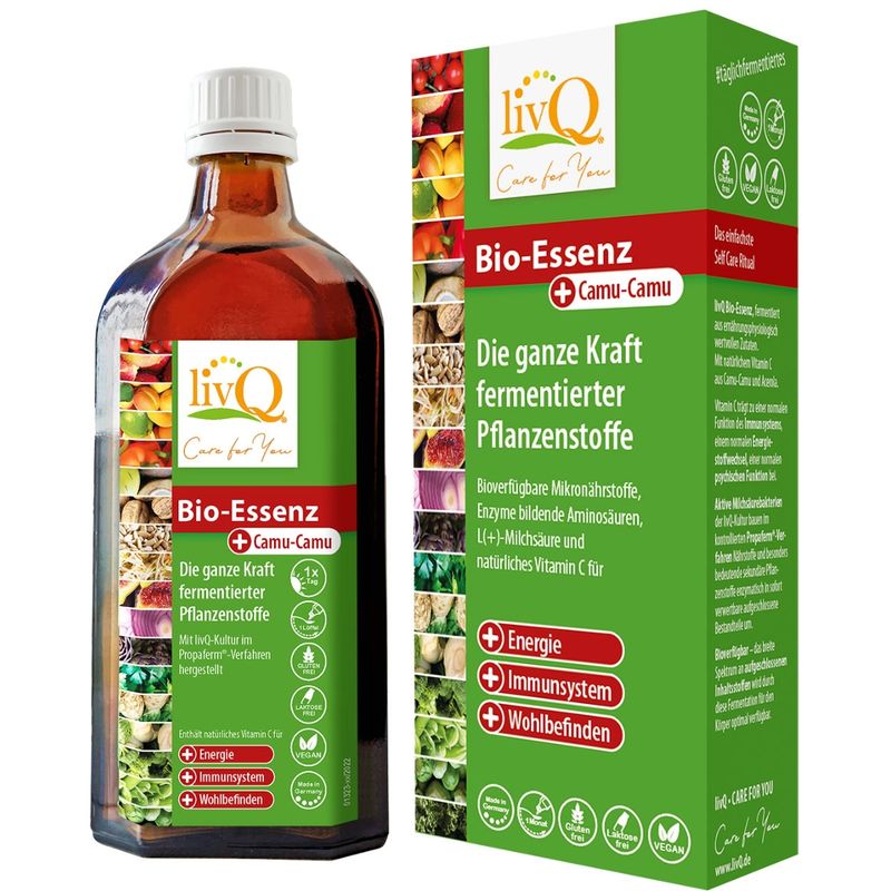 livQ® livQ Bio-Essenz Camu-Camu mit Vitamin C für Energie, Immunkraft und Psyche - Produktbild