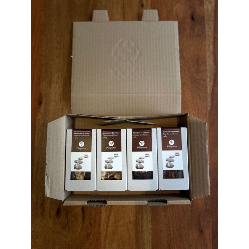 Pilzgarten Steinpilz-Scheiben getrocknet (4 x 15 g) - Produktbild
