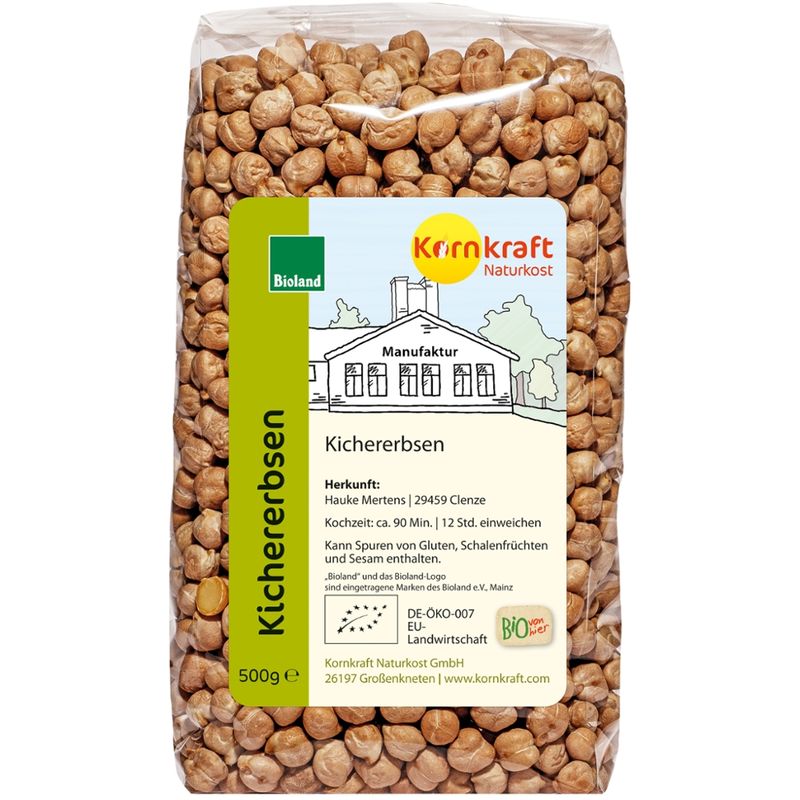 Kornkraft Kichererbsen Bioland - Produktbild