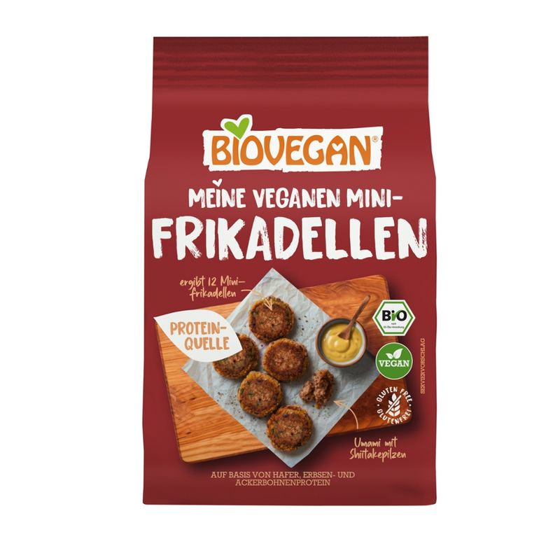 Biovegan Meine veganen Mini Frikadellen, BV, BIO, 6x150g - Produktbild