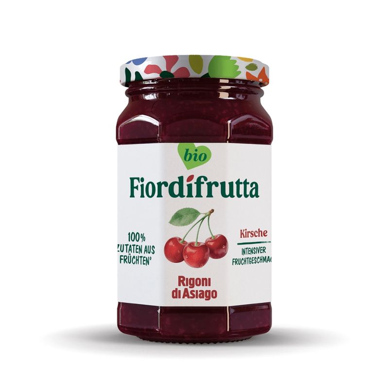 Rigoni di Asiago S.R.L.  Fiordifrutta Bio Kirsch-Aufstrich - Produktbild