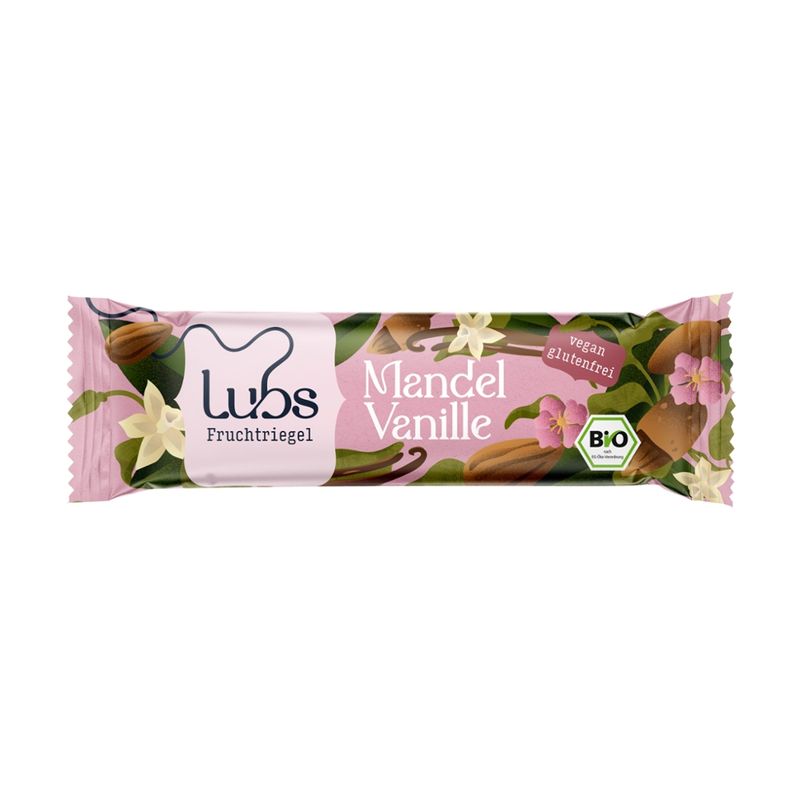 Lubs Mandel Vanille Fruchtriegel, Bio - Produktbild