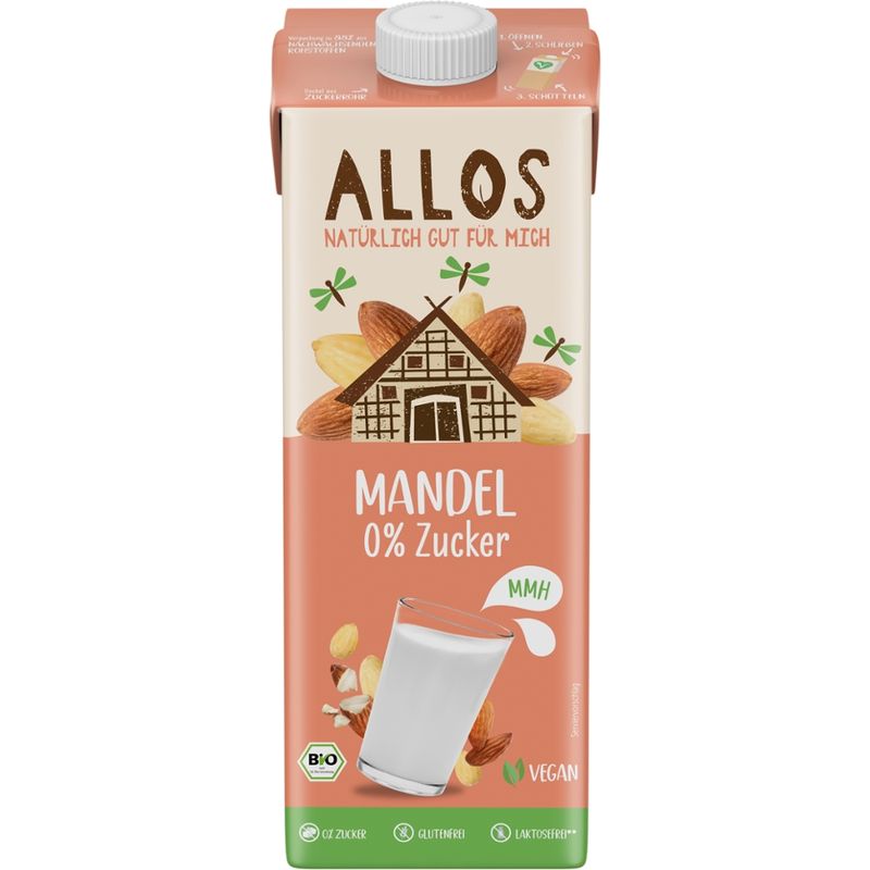 Allos Mandel 0% Zucker Drink - Produktbild