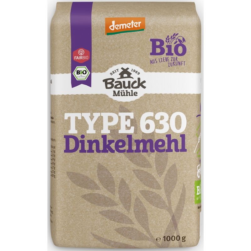 Bauck Mühle Dinkelmehl Type 630 hell Demeter - Produktbild