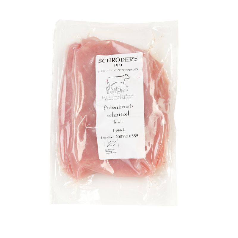 Schröder's Bio Fleisch- und Wurstwaren Putenbrustschnitzel 180 g - Produktbild