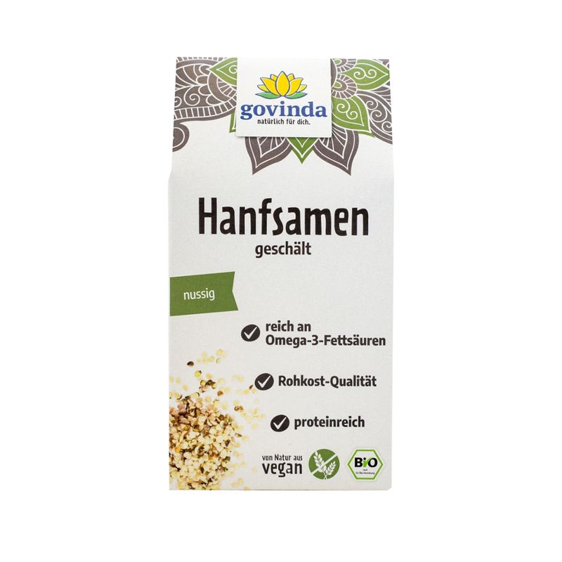 Govinda Hanfsamen geschält - Produktbild