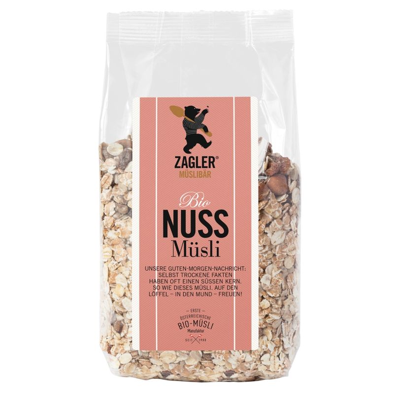ZAGLER MÜSLIBÄR ZAGLER Bio-Nuss-Müsli 500g - Produktbild
