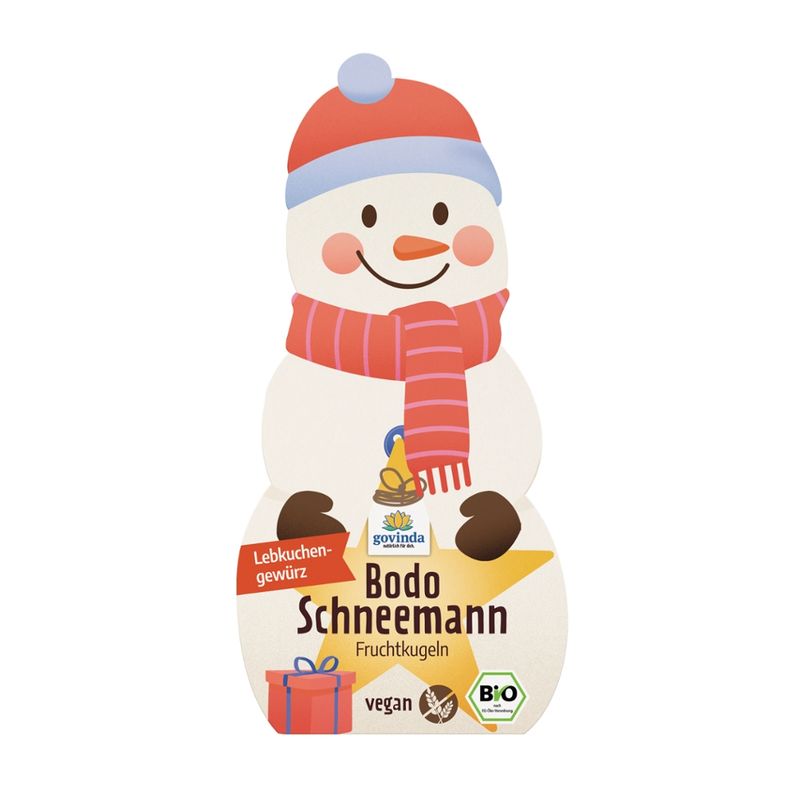 Govinda Govinda Bodo Schneemann Fruchtkugeln 60g - Produktbild