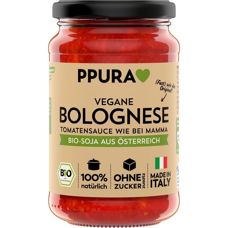 PPURA BIO Sugo vegane Bolognese mit Soja aus I/F - Produktbild