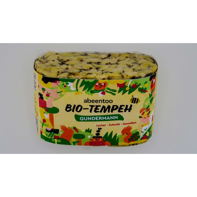 abeentoo Tempeh Spezialitäten abeentoo Bio Tempeh - Gundermann -  mit einer mediterranen Grundnote und einem kräftigen Kräuter-Aroma - Produktbild