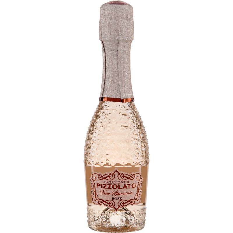 Riegel Erzeugermarken Rosé Spumante Extra Dry M-USE Pizzolato Mini 0,2l - Produktbild
