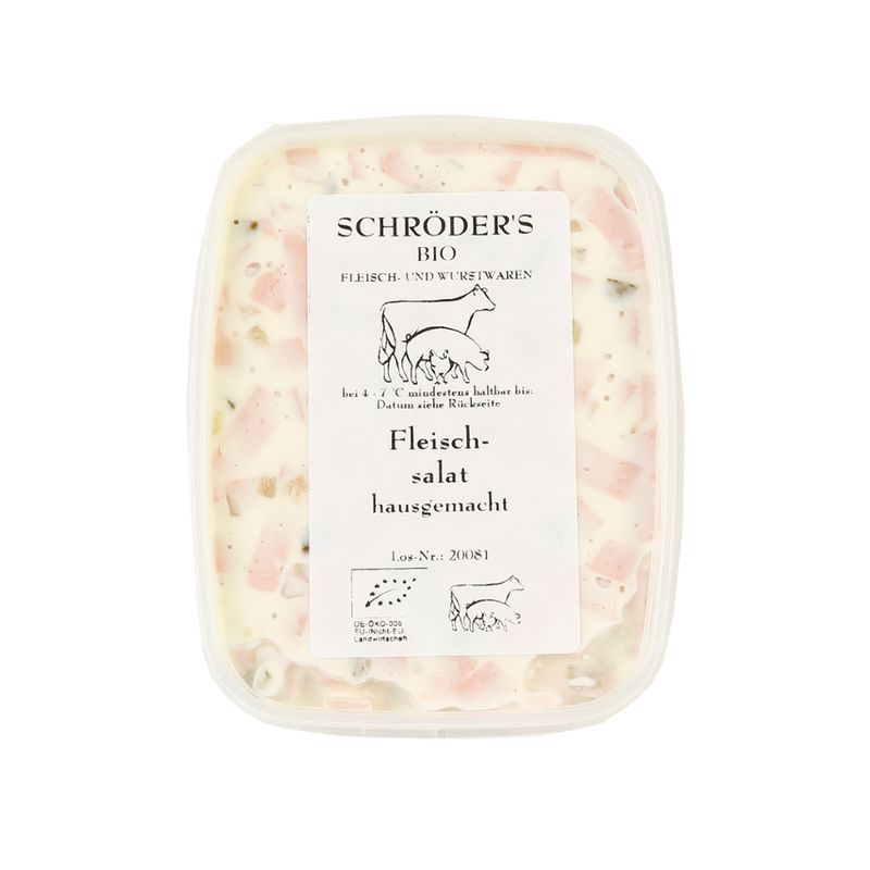 Schröder's Bio Fleisch- und Wurstwaren Fleischsalat 150 g - Produktbild