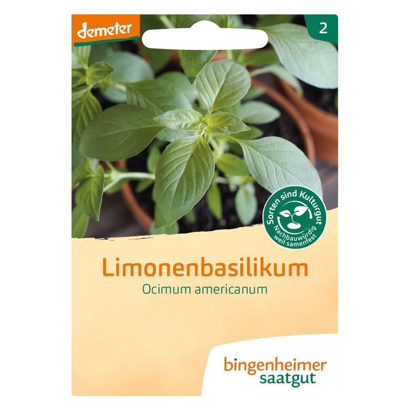 Bingenheimer Saatgut Limonenbasilikum - Kräuter (Saatgut) - Produktbild