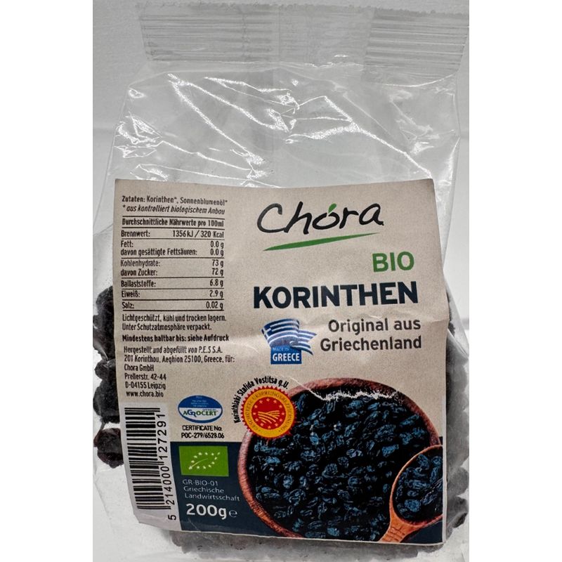 Chora Korinthen, getrocknet - Produktbild