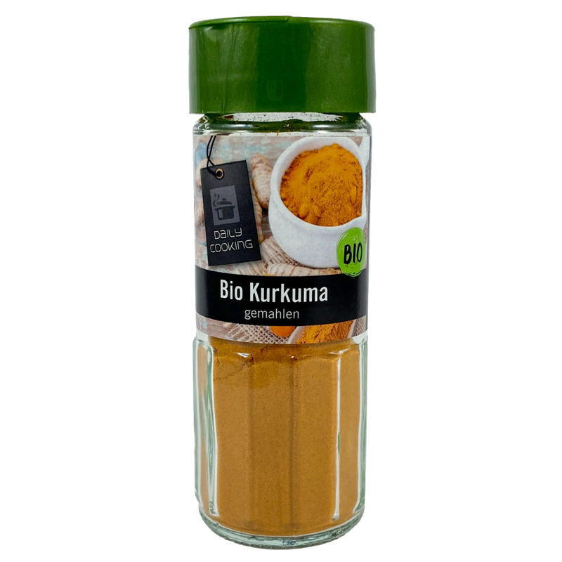 Daily Cooking Bio Kurkuma gemahlen 50g Gl. DE-ÖKO-005 - Produktbild
