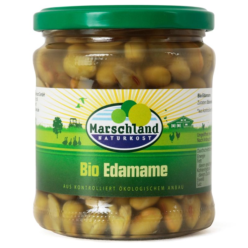 Marschland  Bio-Edamame 370 ml Gl. MARSCHLAND - Produktbild